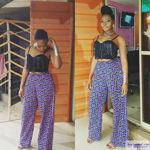 Photos: Yemi Alade Stuns In Fringe Crop Top, Reveals Qualities Of Her Ideal Man